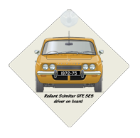 Reliant Scimitar GTE SE5 1972-75 Car Window Hanging Sign
